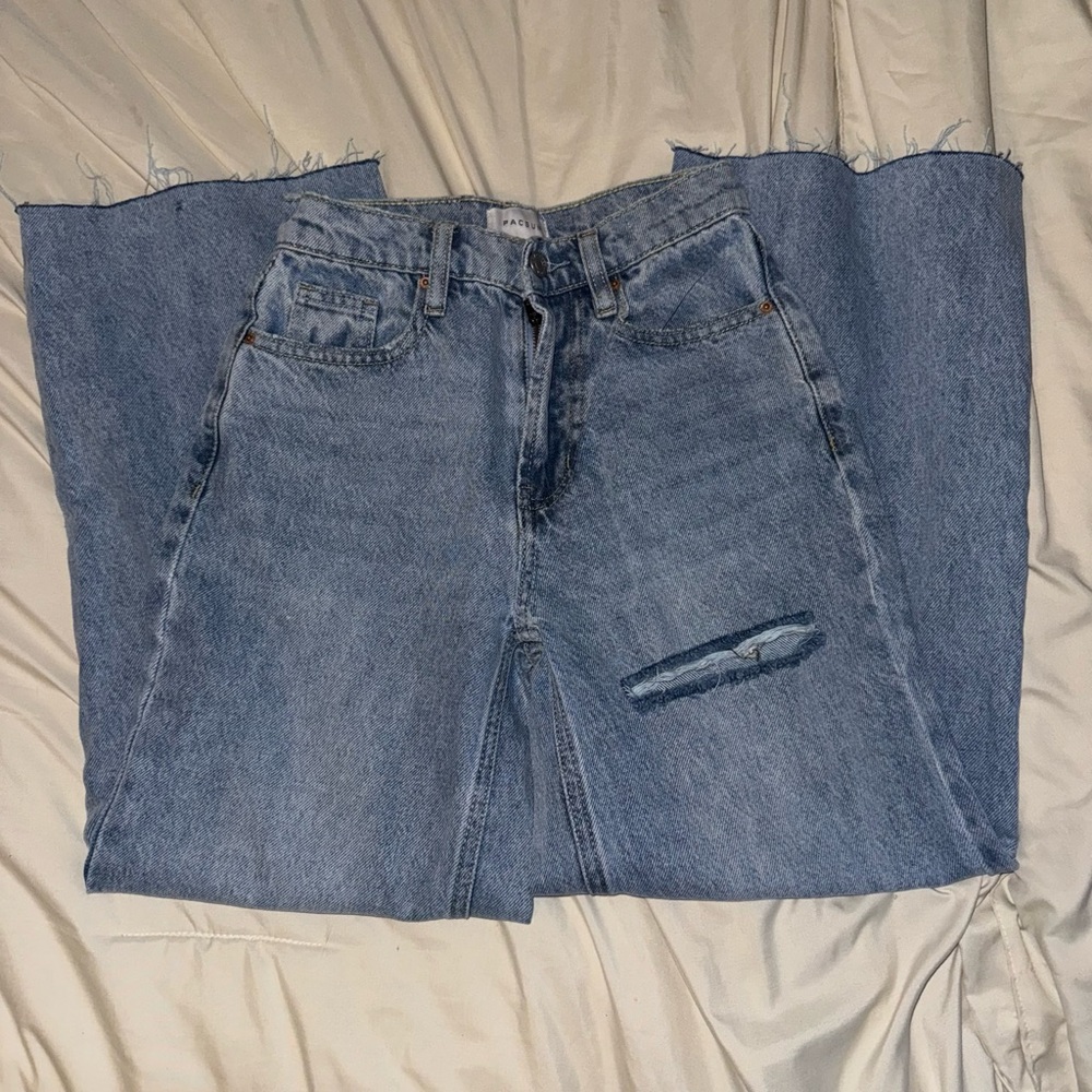 Pacsun cropped wide leg jeans